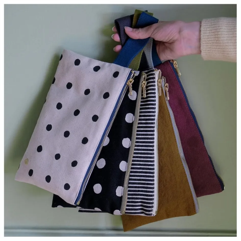 La cerise sur le gâteau Pochette avec anse en coton bio Mio ||Femme Accessoires