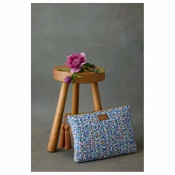 Online Louise Misha Pochette Domina Aster Valley Coton Bio - Collection Femme | Bleu