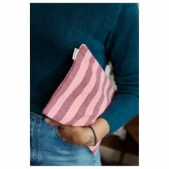 Rose in April Pochette Lili Rayée ||Femme Pochettes Et Petite Maroquinerie