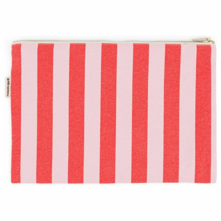 Rose in April Pochette Lili rayée ||Femme Pochettes Et Petite Maroquinerie