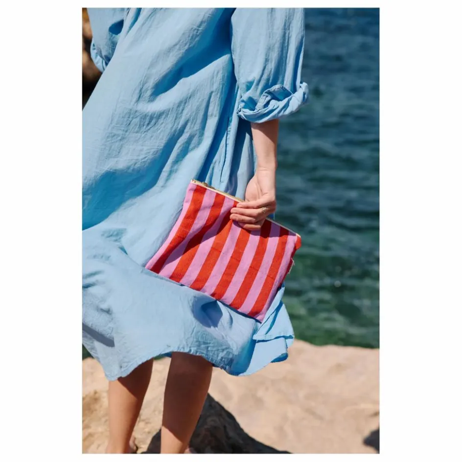 Online Pochette Lili rayée | Femme Pochettes Et Petite Maroquinerie