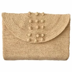 Clearance Pochette Nai Raphia | Femme Pochettes Et Petite Maroquinerie