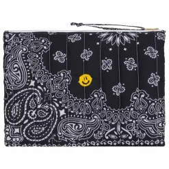 Call it by your name Pochette Zippée Matelassée Happy Face ||Femme Pochettes Et Petite Maroquinerie