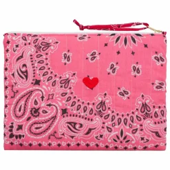 Call it by your name Pochette Zippée Matelassée Coeur ||Femme Pochettes Et Petite Maroquinerie