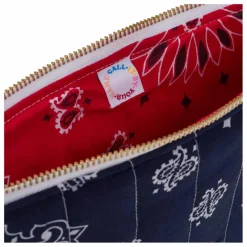Outlet Call it by your name Pochette Zippée Matelassée Coeur | Bleu marine