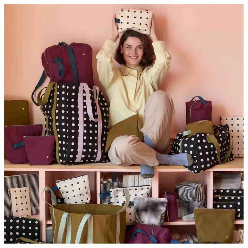Discount Pochettes à pois en coton bio Mio | Femme Accessoires