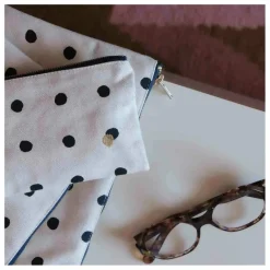 Discount Pochettes à pois en coton bio Mio | Femme Accessoires