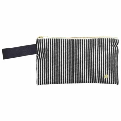 Femme La cerise sur le gâteau Accessoires*Pochettes avec anse rayée en coton bio Basile |