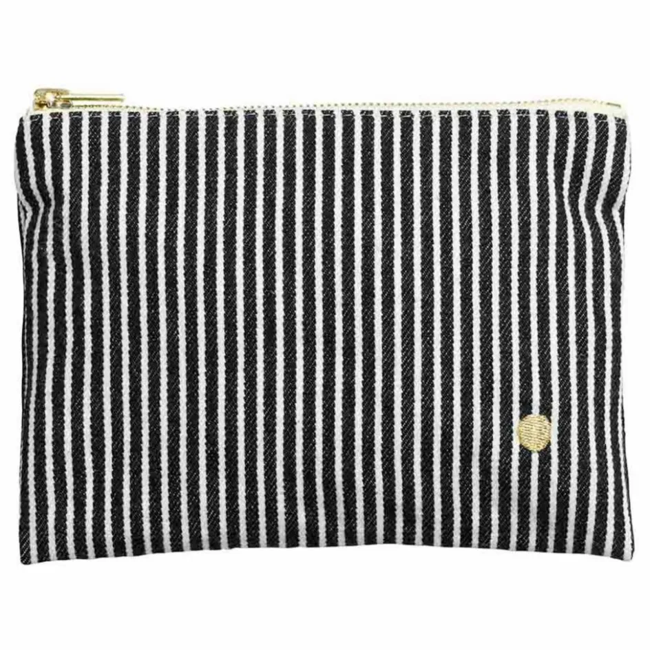 Sale Pochettes rayée en coton bio Basile | Femme Accessoires