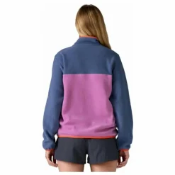 Patagonia Polaire Lightweight Synch Snap-T Fibres Recyclées | Lilas|Femme Sweats