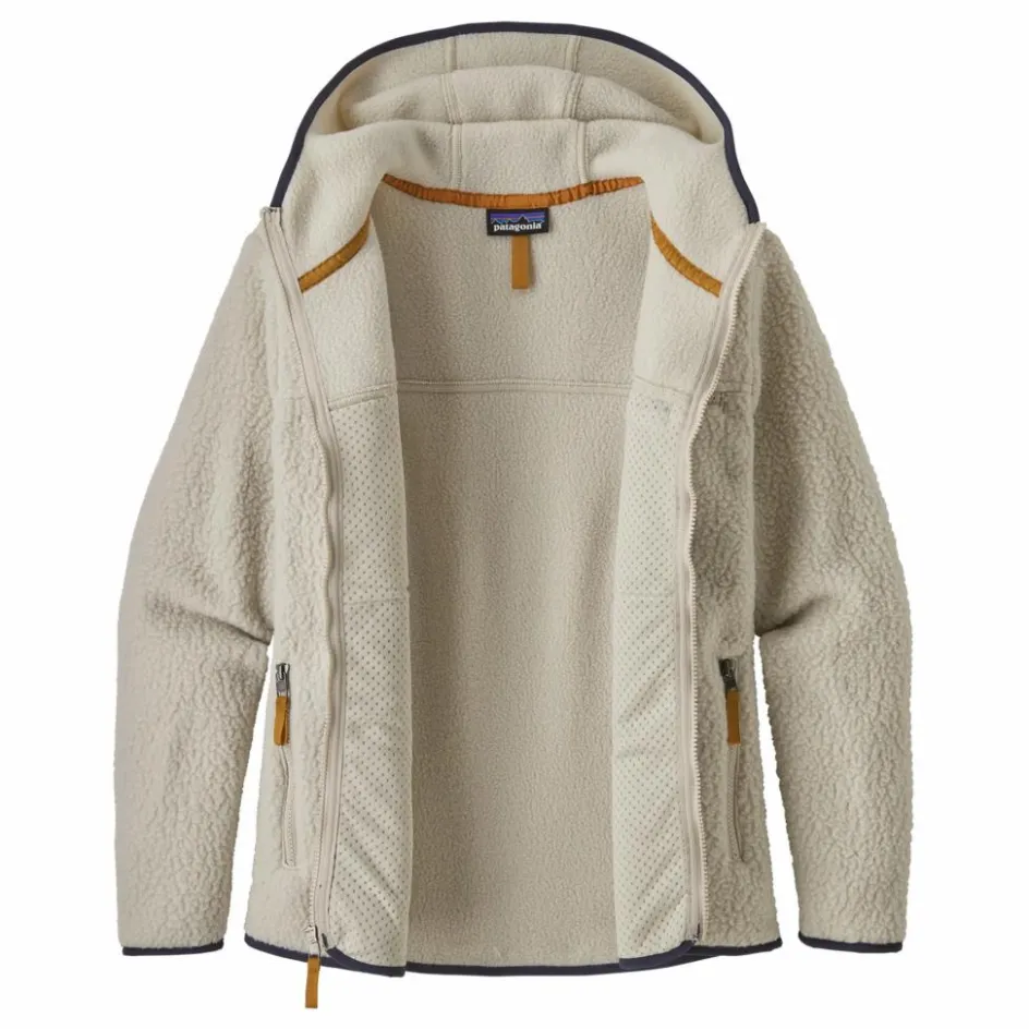 Sale Patagonia Polaire Retro Pile Hoody - Collection Femme | Grège