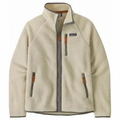 New Patagonia Polaire zippée Retro Pile Fibres Recyclées | Ecru