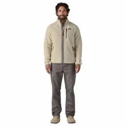 New Patagonia Polaire zippée Retro Pile Fibres Recyclées | Ecru