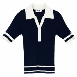Enfant Indee Blouses, T-Shirts|Blouses, T-Shirts*Polo Bords Contrastés Maille Santorini |