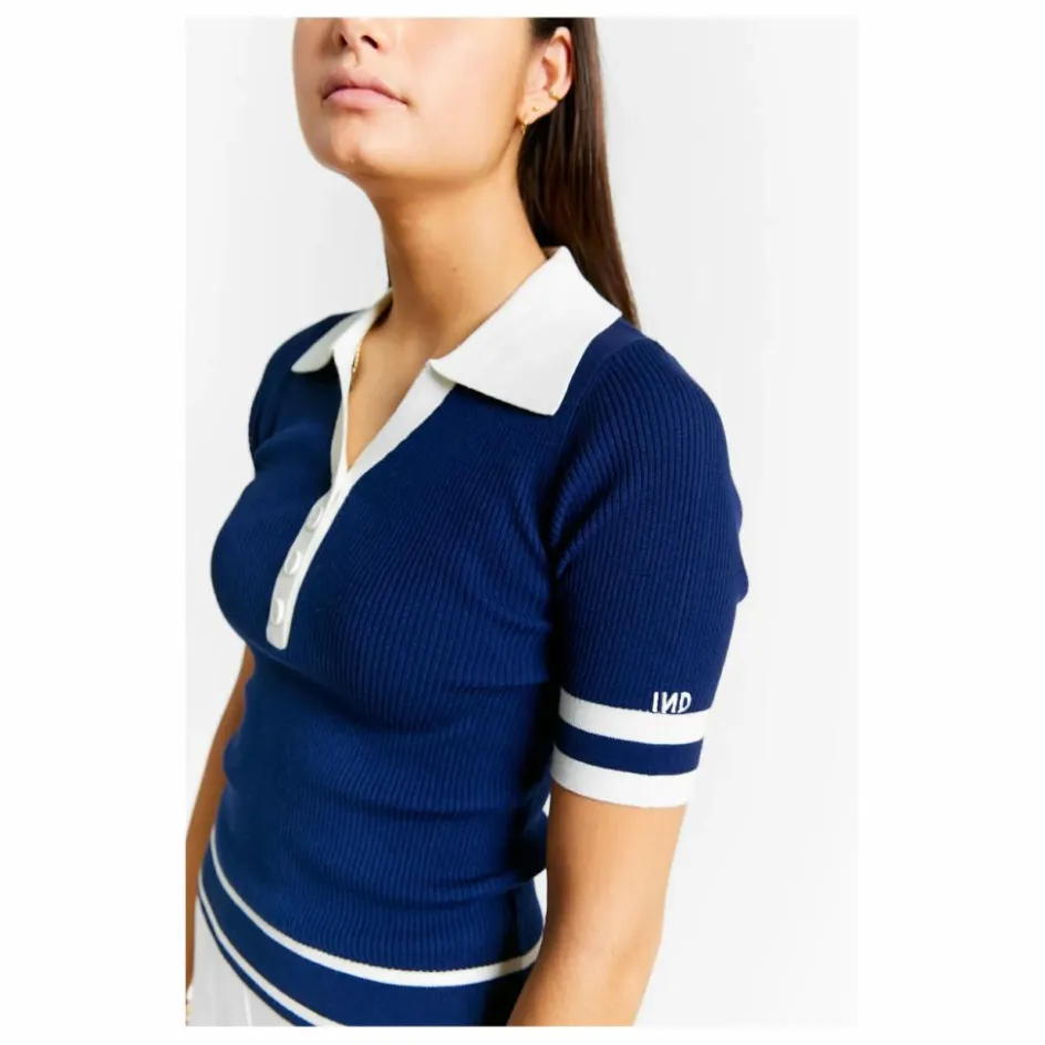Enfant Indee Blouses, T-Shirts|Blouses, T-Shirts*Polo Bords Contrastés Maille Santorini |