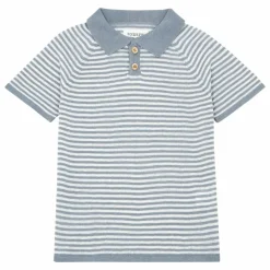 Clearance Polo Maille Fine Tobias Rayure Lin et Coton Bio | Enfant T-Shirts, Chemises|Blouses, T-Shirts