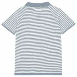 Clearance Polo Maille Fine Tobias Rayure Lin et Coton Bio | Enfant T-Shirts, Chemises|Blouses, T-Shirts