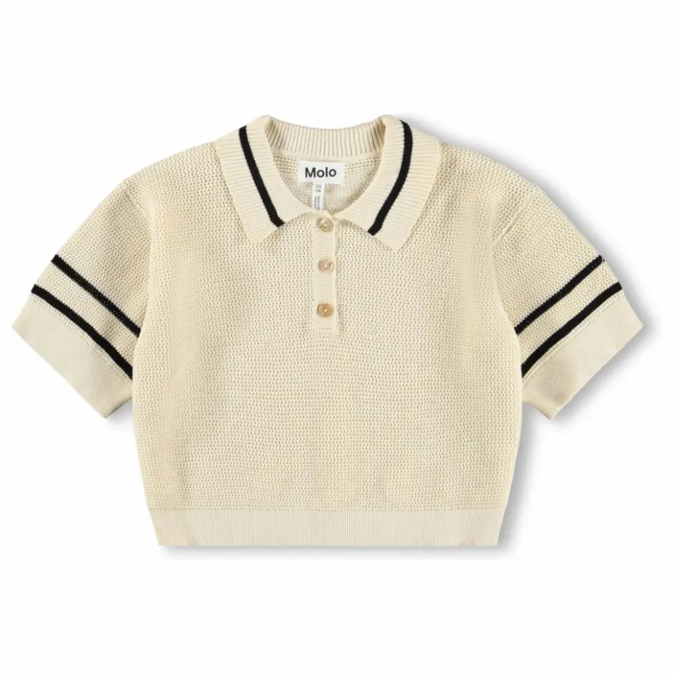 Clearance Molo Polo Maille Gwinn Coton Bio | Ecru