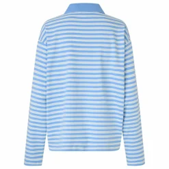 Lollys Laundry Polo Moby Rayé | Bleu Clair