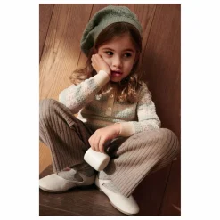 Polo Pointelle Maille Extra Fine Laine Mérinos | Enfant Blouses, T-Shirts