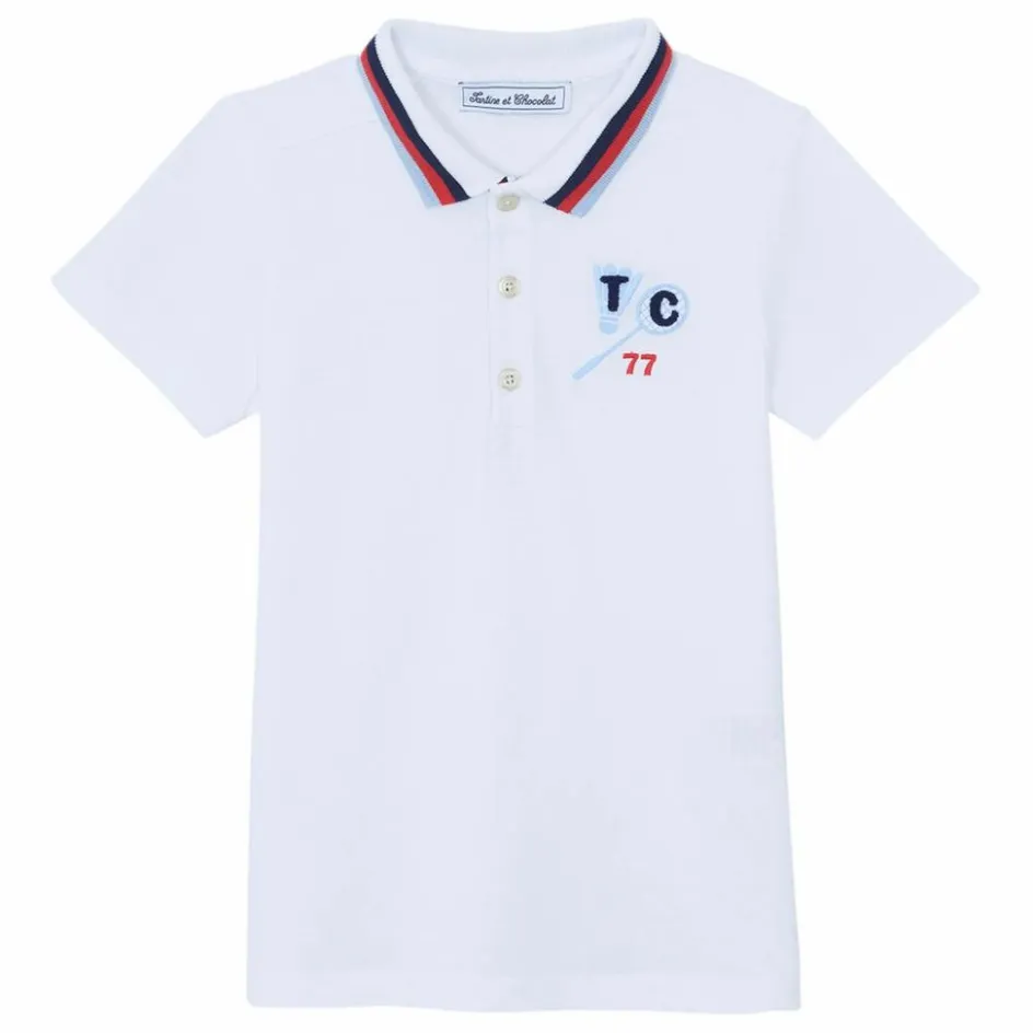 Tartine et Chocolat Polo Raquette Badminton ||Enfant T-Shirts, Chemises