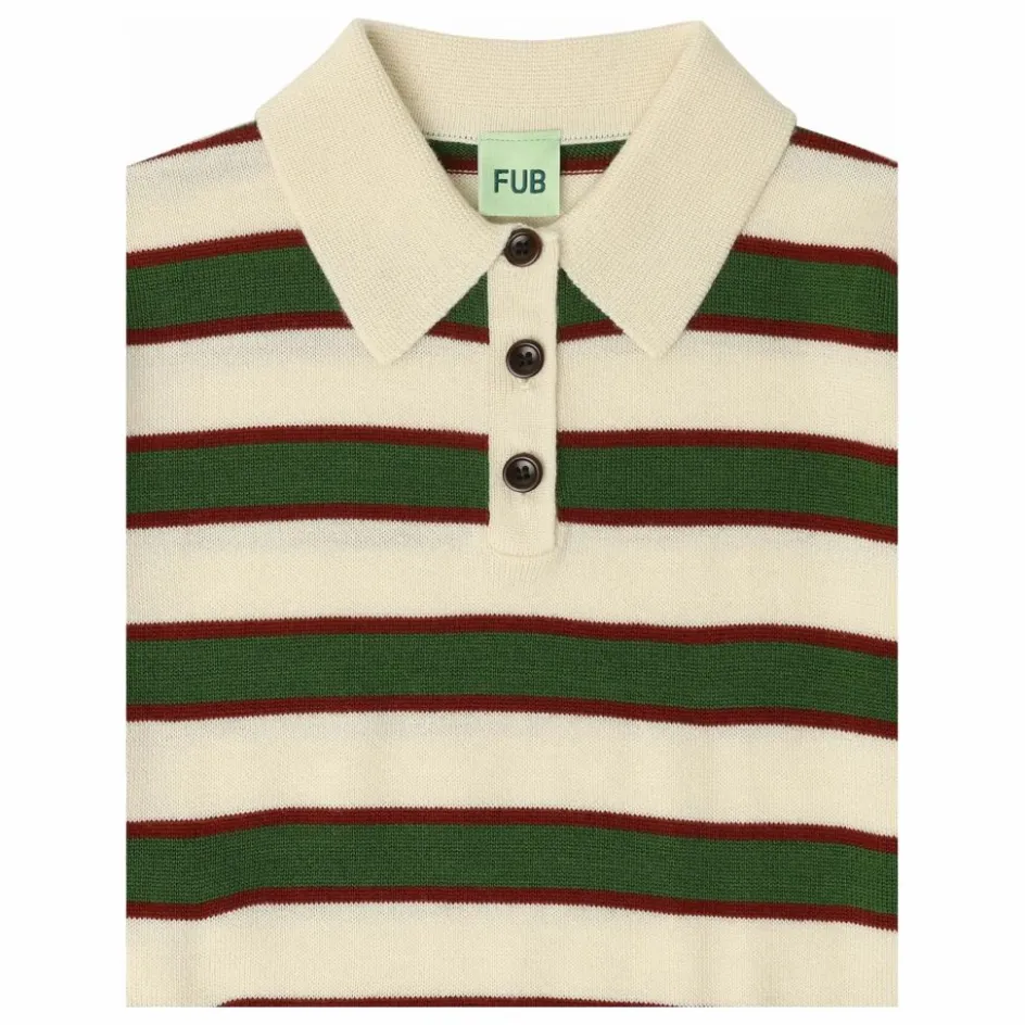 Enfant FUB T-Shirts, Chemises|Blouses, T-Shirts*Polo Rayé Laine de Mérinos |