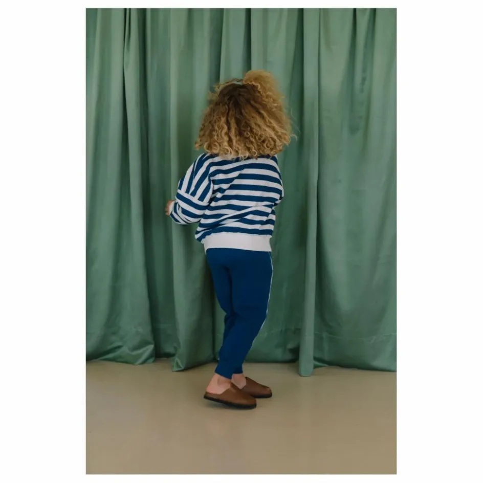 Online We Are Kids Polo Rayures Coton Bio | Bleu