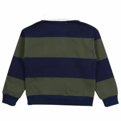 Discount the new society Polo Tomas Rayé Coton Bio | Bleu marine