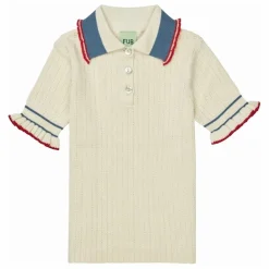 Polo Volant Maille Fine Coton Bio | Enfant Blouses, T-Shirts
