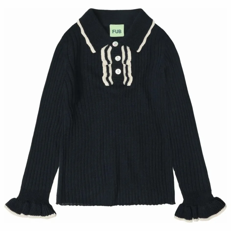 Best Polo Volants Maille Fine Laine de Mérinos | Enfant Blouses, T-Shirts