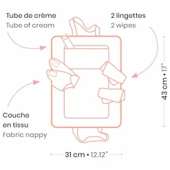 Djeco Poupées*POMEA - Sac à langer