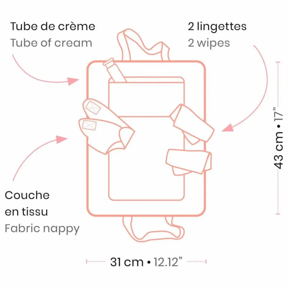 Djeco Poupées*POMEA - Sac à langer