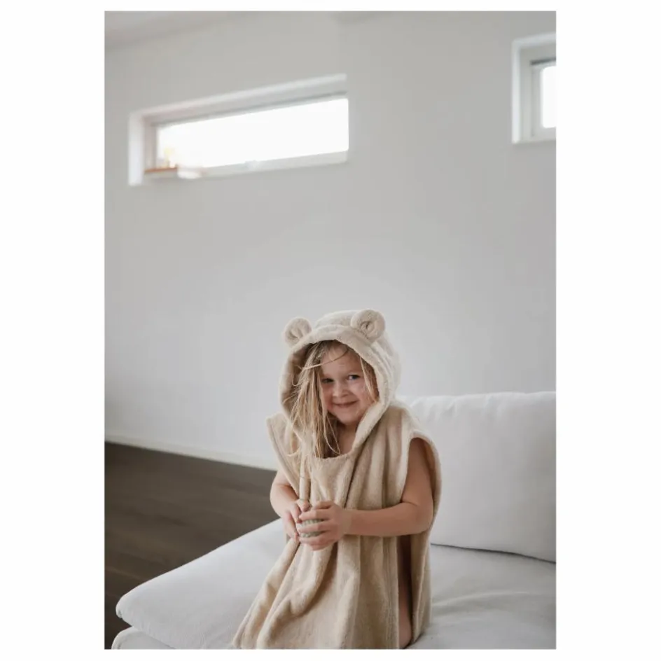 Best Mushie Poncho de bain | Beige
