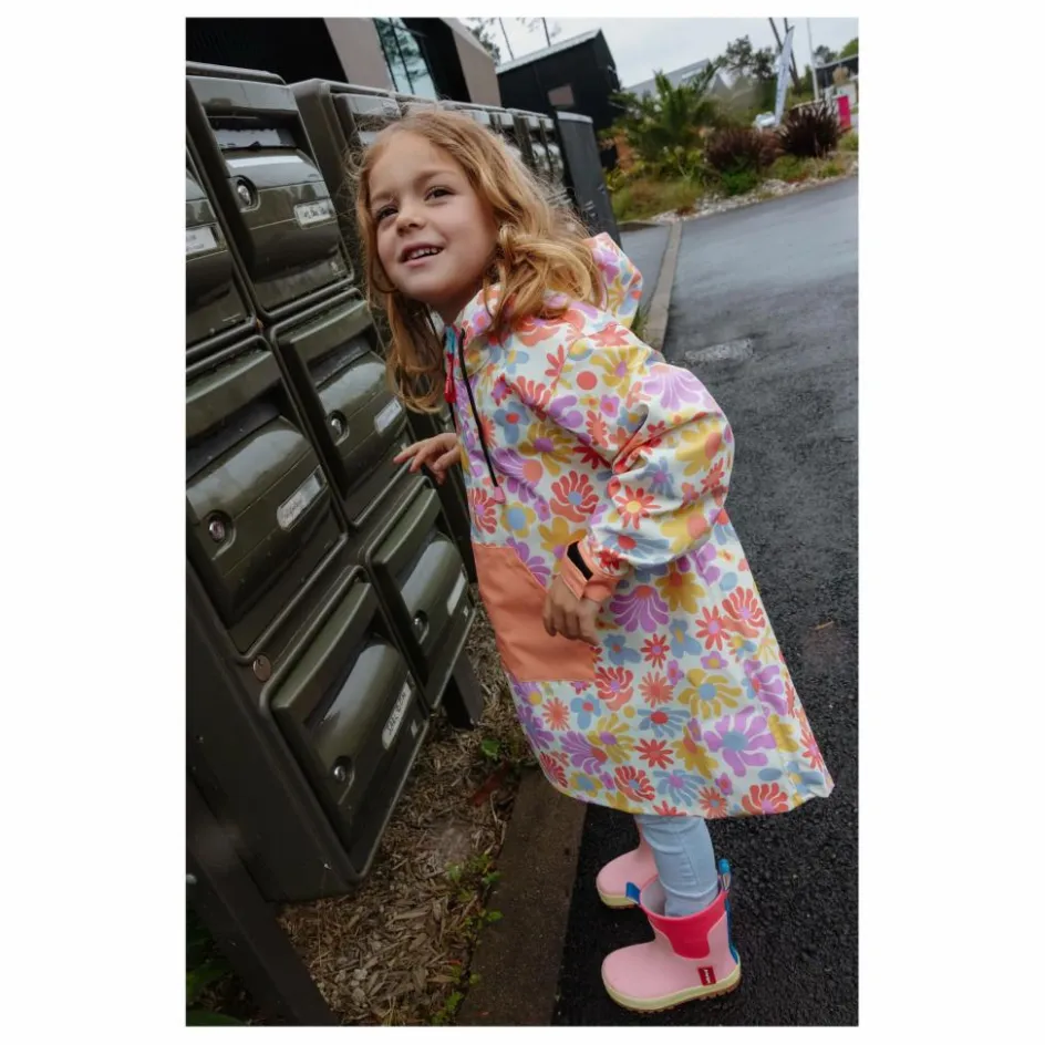 Hello Hossy Poncho Imperméable Retro Flowers ||Enfant Manteaux, Blousons