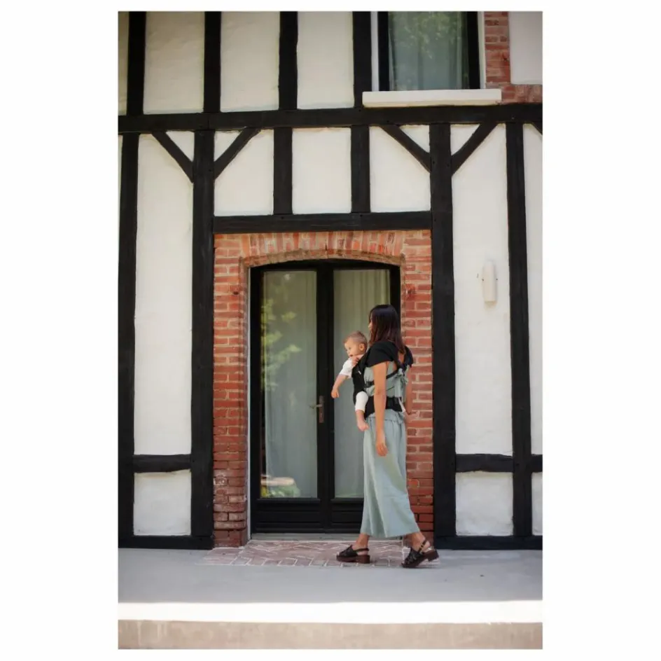 Best Mama Hangs Porte-bébé Carry & Bloom | Noir