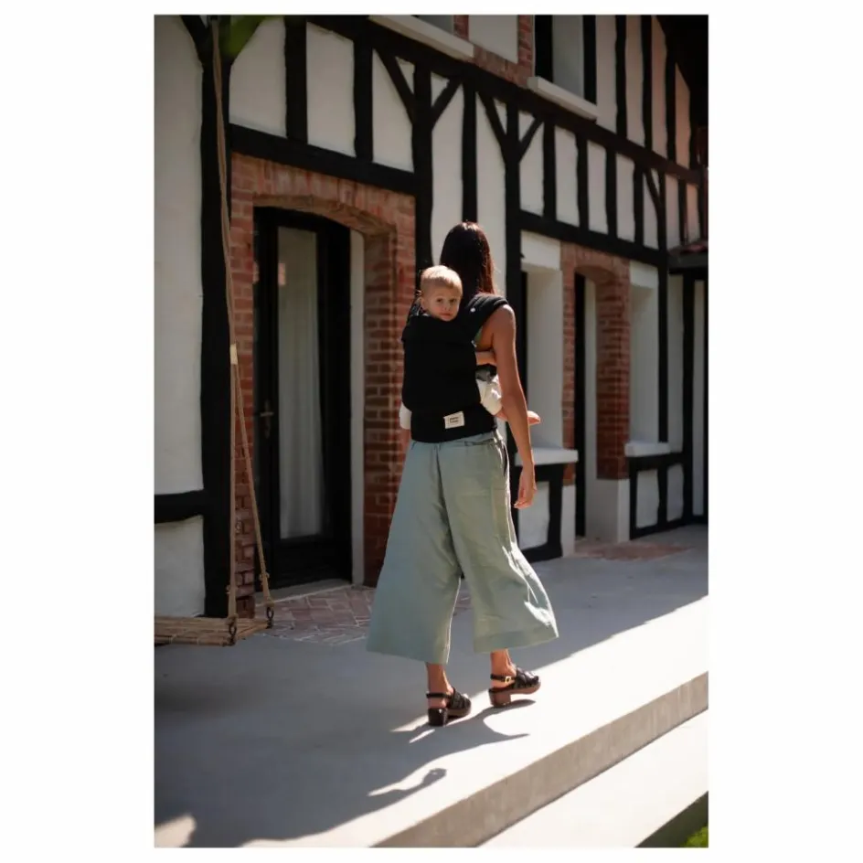 Best Mama Hangs Porte-bébé Carry & Bloom | Noir