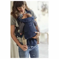 BabyBjörn Porte-bébé Move en mesh | Bleu marine