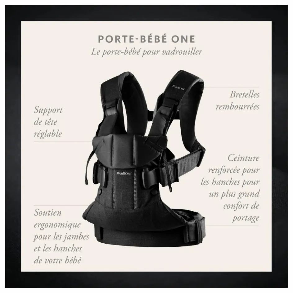 BabyBjörn Porte-bébé One Air en mesh || Porte-Bébé|Puériculture