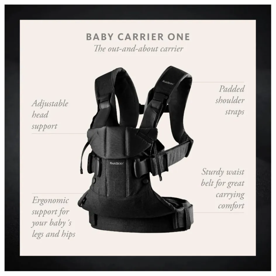 BabyBjörn Porte-bébé One Air en mesh || Porte-Bébé|Puériculture