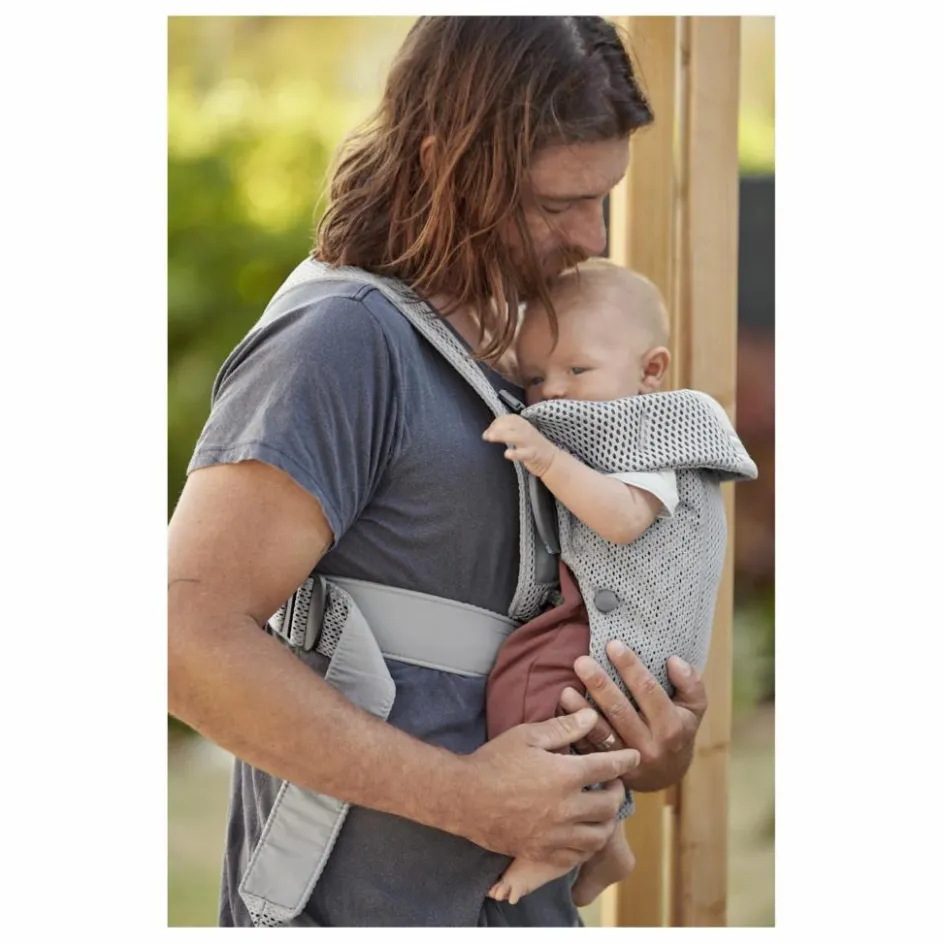 Clearance BabyBjörn Porte-bébe Mini en mesh | Gris clair