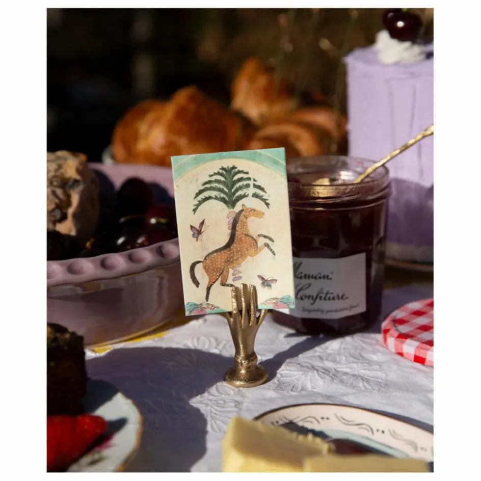 Clearance Porte-carte en laiton mat Jana Hand | Vases, Objets Déco