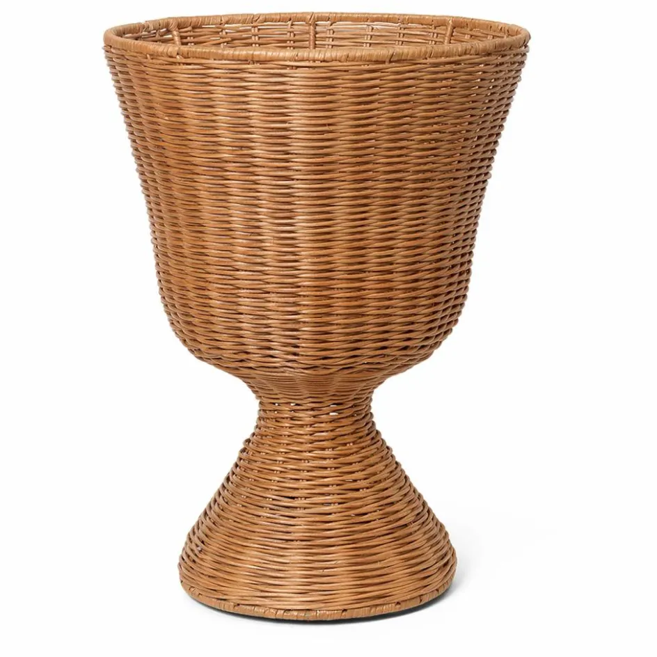 Ferm Living Vases, Objets Déco*Porte-plante Agnes en rotin