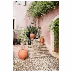 Ferm Living Vases, Objets Déco*Porte-plante Agnes en rotin