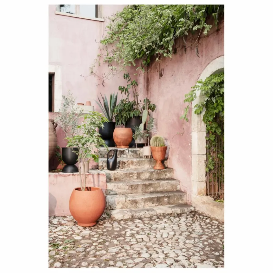 Ferm Living Vases, Objets Déco*Porte-plante Agnes en rotin