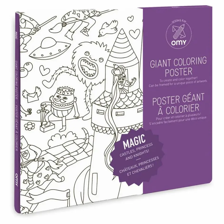 Hot Poster à colorier Géant Magic Loisirs Créatifs