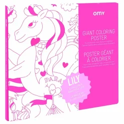 Sale Poster à colorier Lily | Loisirs Créatifs
