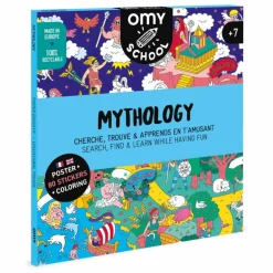 Clearance Omy Poster avec stickers Mythology Multicolore