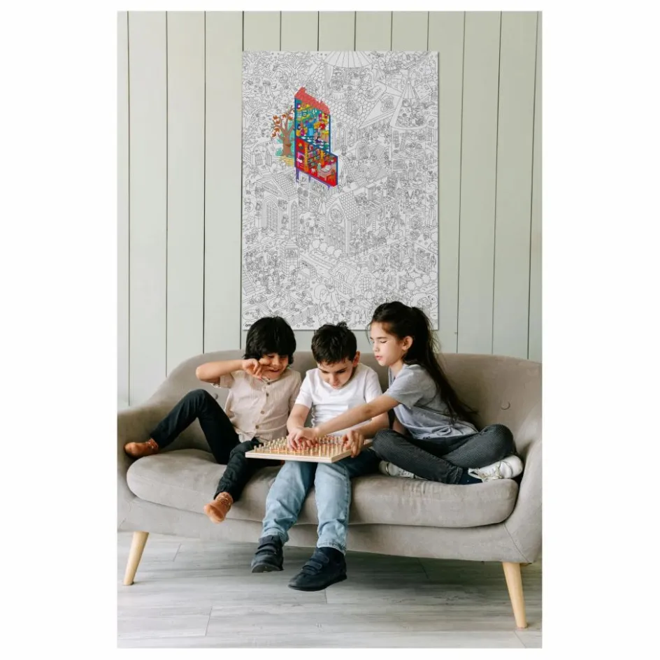 Hot Omy Poster Géant Magic College | Violet