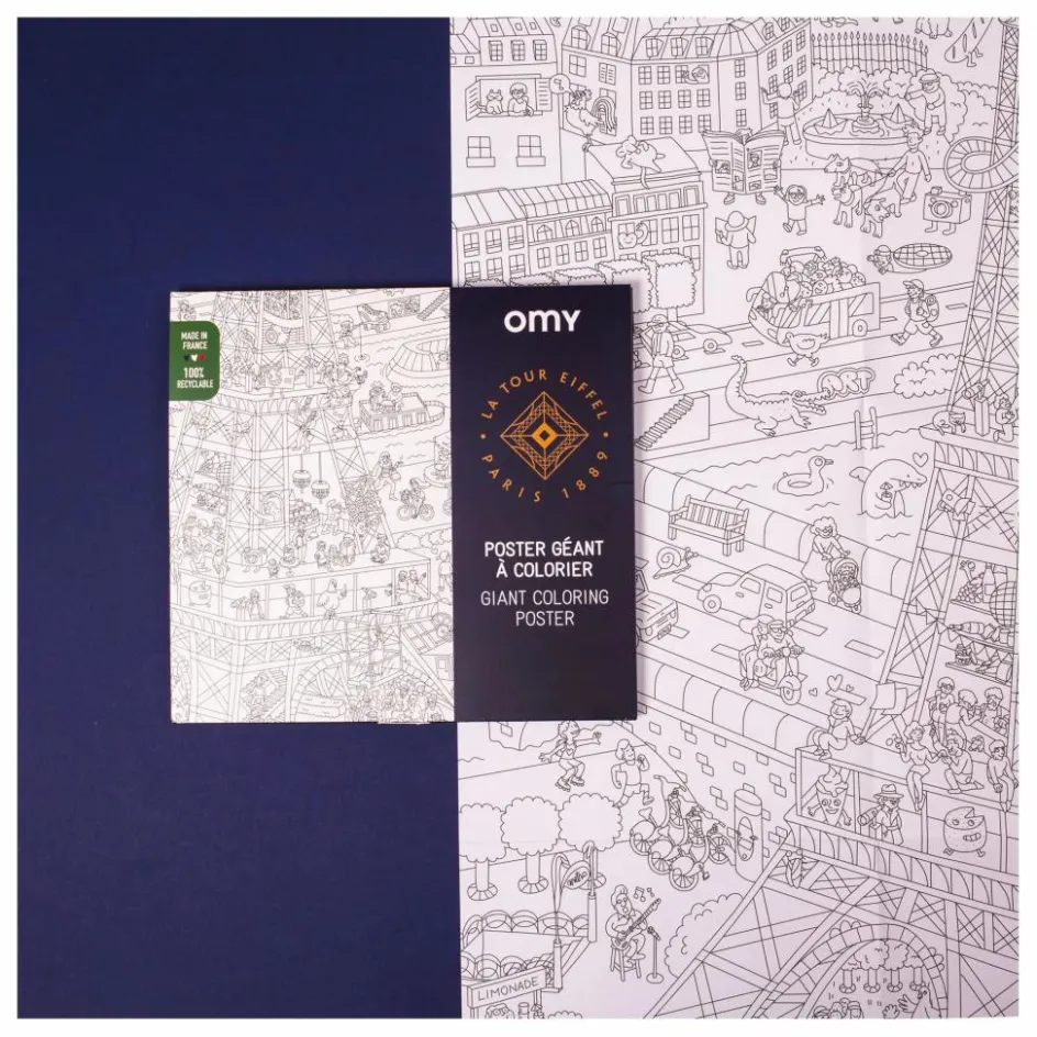 Omy Loisirs Créatifs*Poster Géant Tour Eiffel |