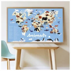Poppik Loisirs Créatifs*Poster sticker Animaux